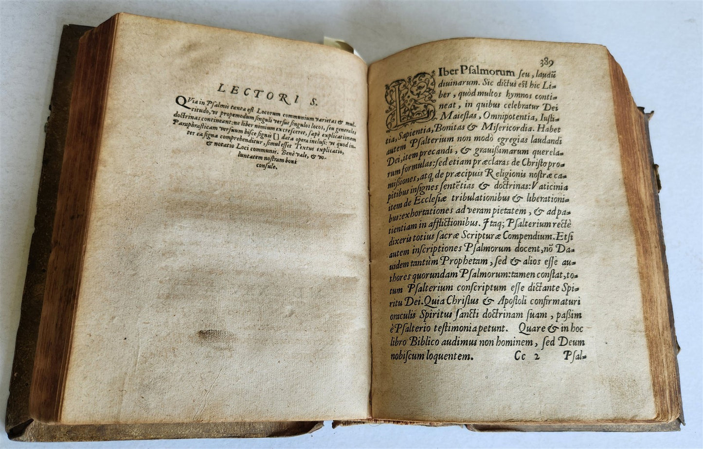 1578 BIBLE in LATIN OLD TESTAMENT ANTIQUE 16th CENTURY PIGSKIN BOUND L. OSIANDER