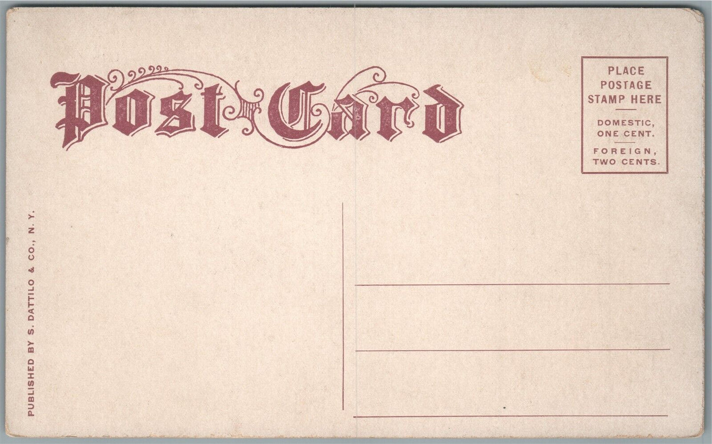 CONEY ISLAND NY LUNA PARK ARCADE ANTIQUE POSTCARD