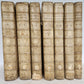 1733 HISTORICAL GEOGRAPHICAL GENEALOGICAL DICTIONARY 7 VOLS antique VELLUM FOLIO