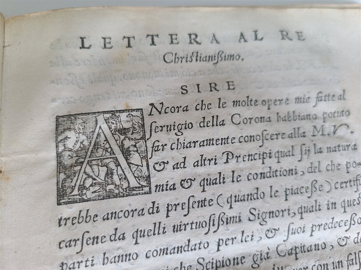 1561 DUELING MANIFESTO DELL ILL. SIGNOR LODOVICO BIRAGO antique 16th CENTURY