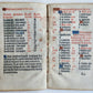 1519 BOOK of HOURS POST-INCUNABULA printed on VELLUM antique 16th CENTURY SCARCE