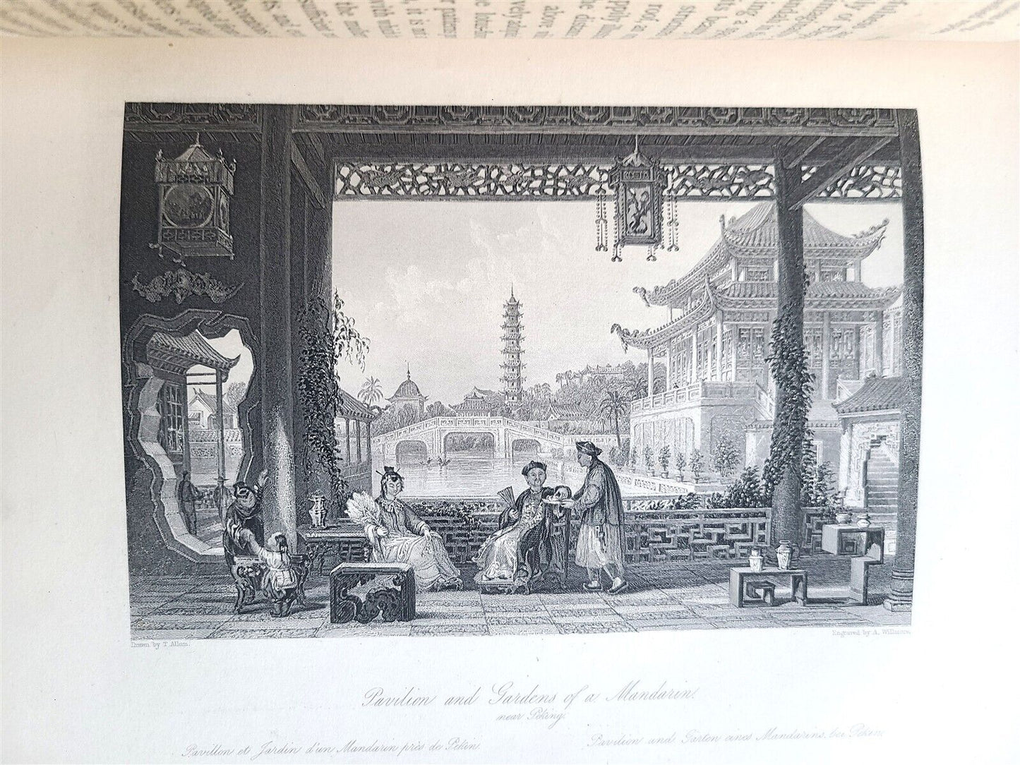 1858 CHINA CHINESE EMPIRE 2 VOLUMES antique ILLUSTRATED 145 ENGRAVINGS by ALLOM