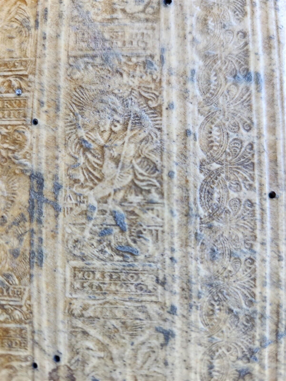 1593 DISPUTATIONES AGAINST HERETICS ROBERTI BELLARMINI antique PIGSKIN FOLIO v.3