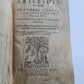 1604 AELIUS ARISTIDES 2 VOLUMES antique Adrianensis Oratoris Clarissimi RARE