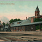 ANDOVER MA RAILROAD STATION RAILWAY DEPOT ANTIQUE POSTCARD