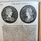 1557 NUMISMATICS antique ILLUSTRATED w/ 400 WOODCUTS Roman & German coins