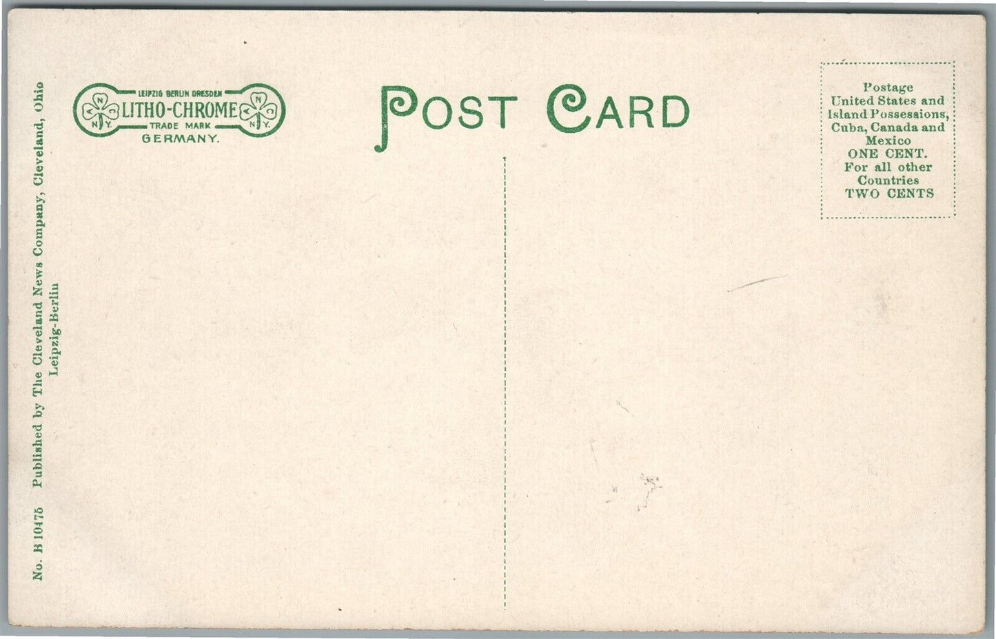 CLEVELAND OH Euclid ave. & 55th STREET ANTIQUE POSTCARD