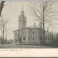 DOYLESTOWN PA COURT HOUSE UNDIVIDED ANTIQUE POSTCARD