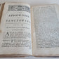 1728 MEDICINA STATICA aphorisms of Sanctorius by John Quincy antique in ENGLISH