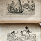 1838 TRAVELS to OCEANIA MALAYSIA POLYNESIA 3 VOLUMES antique ILLUSTRATED German