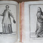 1706 ORDER of MILITANT CHURCH illustrated w/ 244 PLATES 2 VOLS antique VELLUM