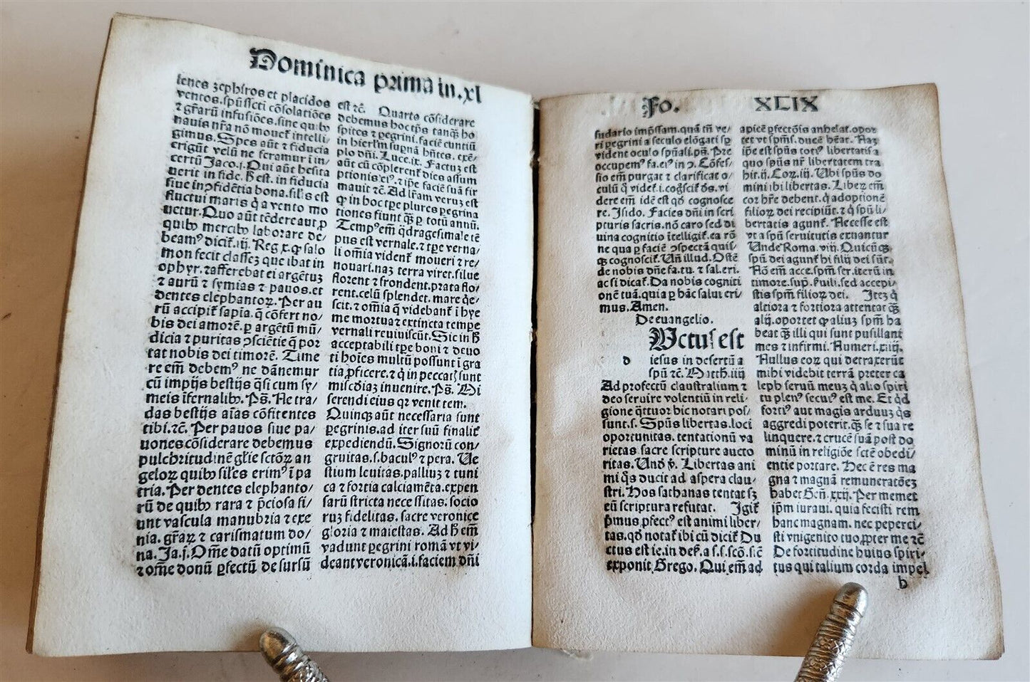 1496 INCUNABULA (Pseudo-) Bonaventura SERMONS antique INCUNABLE