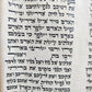 TORAH SCROLL FRAGMENT MANUSCRIPT on VELLUM antique BIBLE GENESIS ADAM & EVE