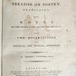1789 ARISTOTLE'S TREATISE on POETRY antique in ENGLISH