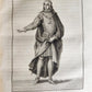 1756 ILLUSTRATED COSTUME HISTORY of MONKS & KNIGHTS for both sexes antique
