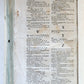 1736 AUGUSTINO CALMET antique BLIND STAMPED PIGSKIN BOUND FOLIO