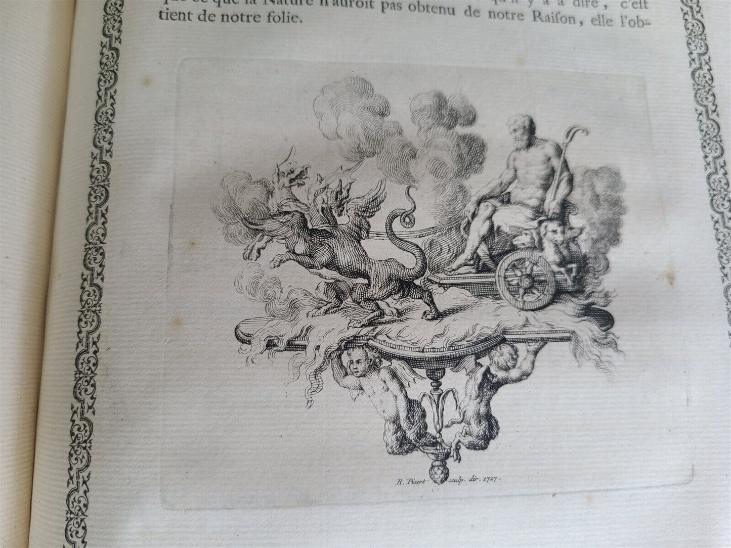 1728 Bernard Le Bovier de Fontenelle WORKS 3 FOLIO VOLUMES ILLUSTRATED antique