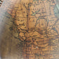 1930s TERRESTRIAL GLOBE by C.S. Hammond New York antique 12 inches diameter