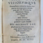 1544 EXAMPLES of VIRTUES & VICES antique 16th CENTURY by Nicola di Hanappes