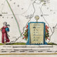 1640 MAP of GERMANY BENTHEIM & STEINFURT by WILLEM BLAEU antique AUTHENTIC
