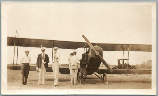EARLY AVIATION ANTIQUE REAL PHOTO