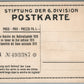 GERMAN MILITARY FERRY 1919 WWII ERA ANTIQUE POSTCARD