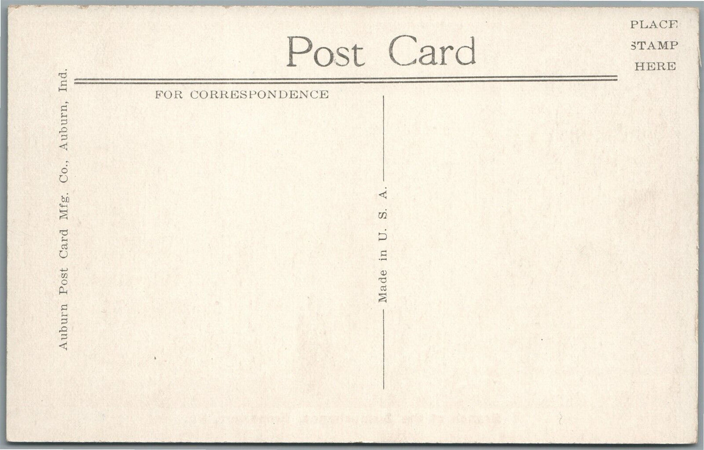 EMPORIUM PA BRANCH OF SUSQUEHANNA ANTIQUE POSTCARD