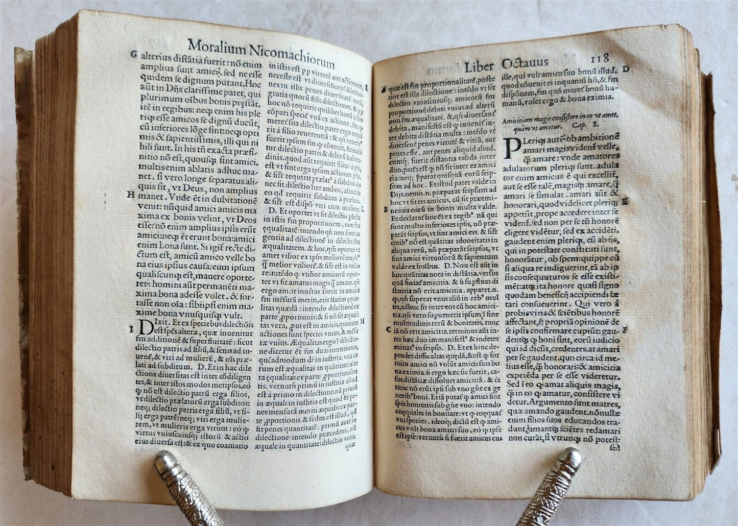 1562 ARISTOTLE STAGIRITAE COMMENTARIES by IBN RUSHD antique 16 century VELLUM