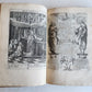 1651 PRAYER BOOK in FRENCH & LATIN BEAUTIFULLY ILLUSTRATED antique FINE BINDING