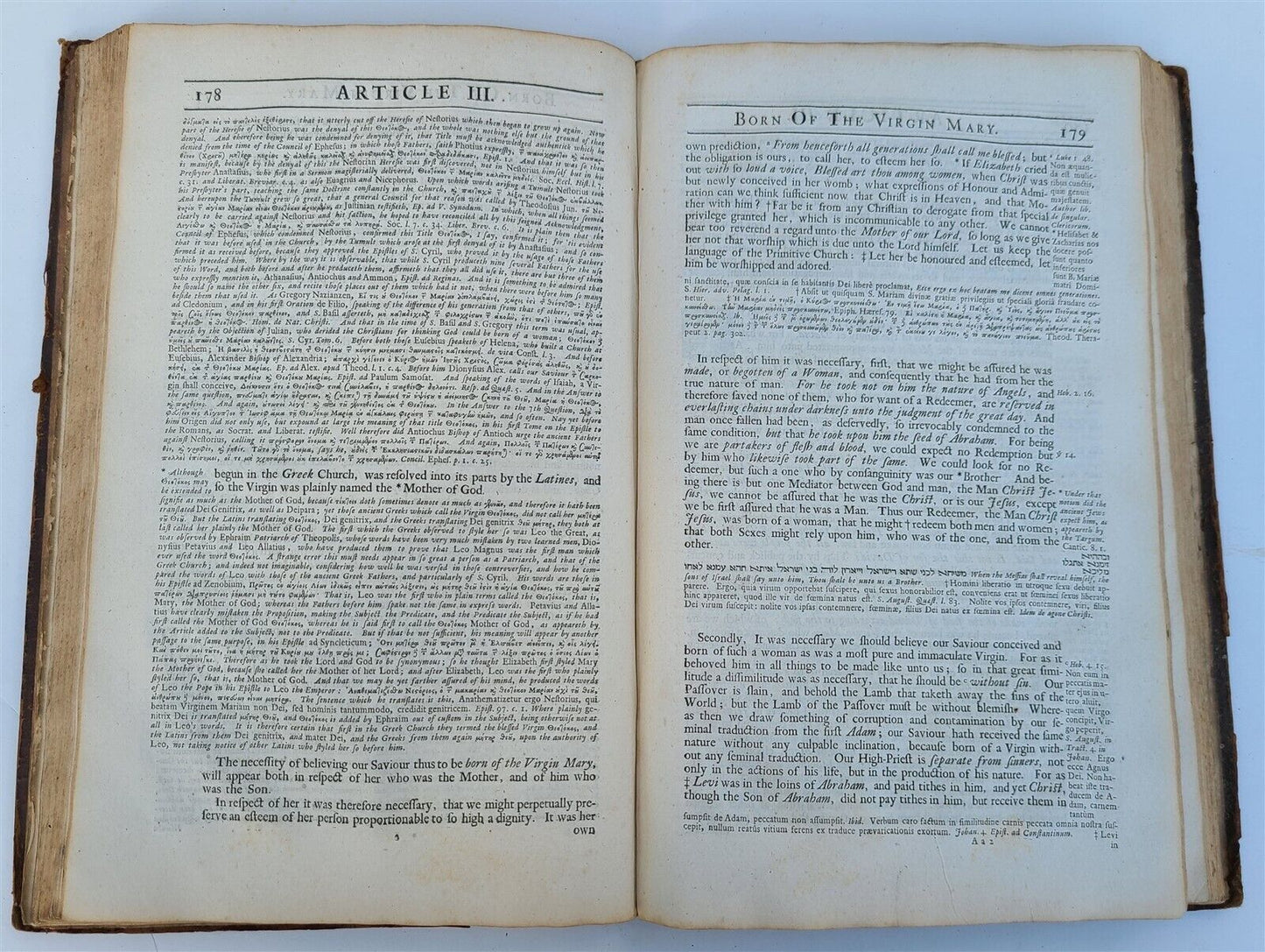 1715 EXPOSITION of the CREED by John Pearson antique FOLIO in ENGLISH theology