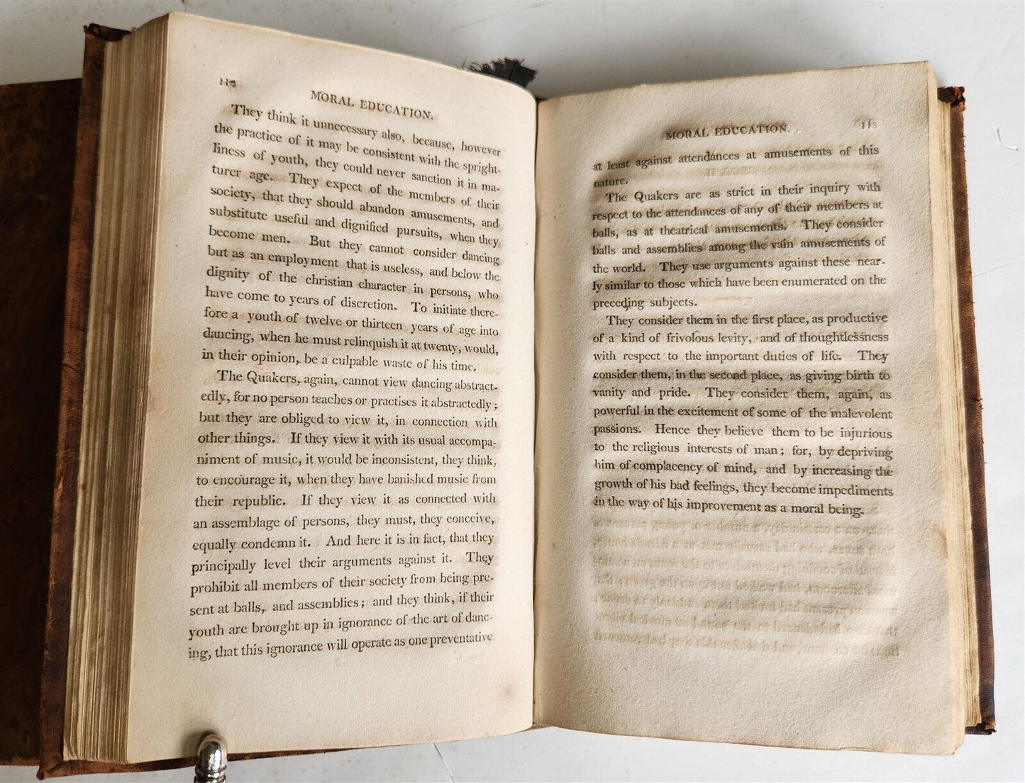 1806 A PORTRAITURE OF QUAKERISM by Thomas Clarkson 2 VOLUMES antique QUAKERS