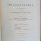 1861 HISTORY of CONQUEST of PERU by PRESCOTT 2 VOLUMES antique CIVIL WAR ERA