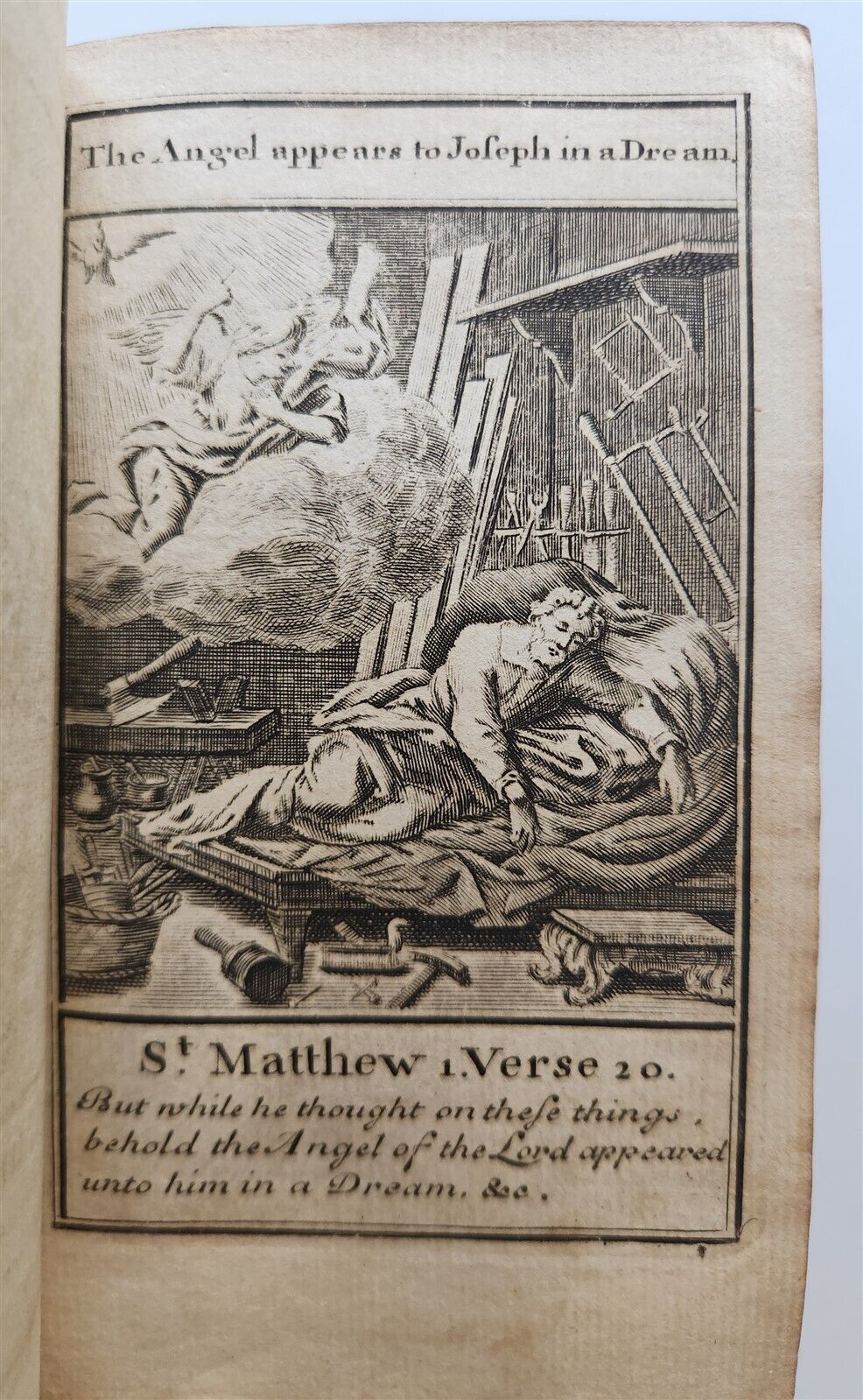 1770 BOOK of COMMON PRAYER & PSALTER in ENGLISH antique ORIGINAL BINDING