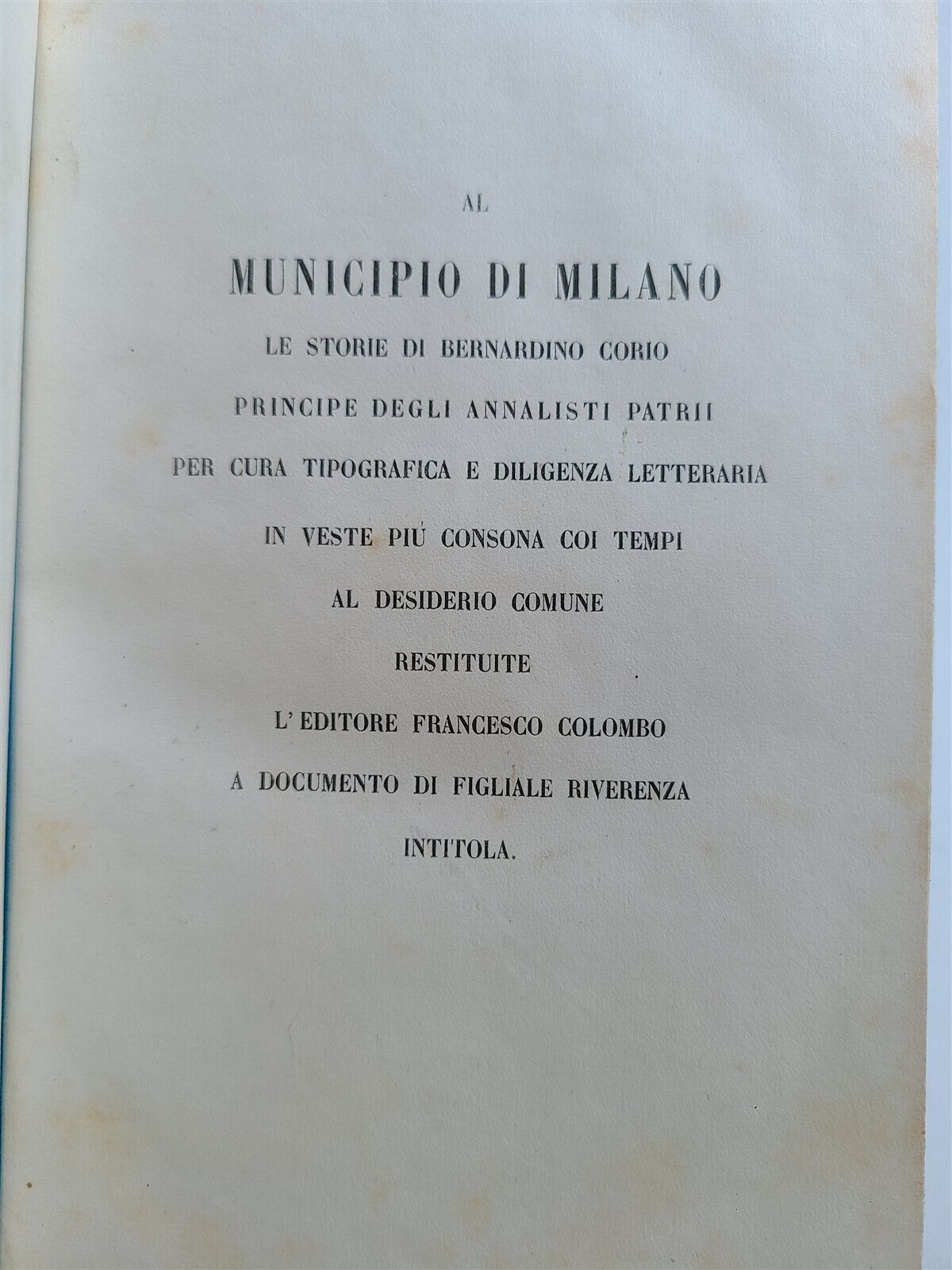 1855-57 MILAN HISTORY by B. CORIO 3 volumes antique ILLUSTRATED Storia di Milano