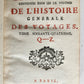1761 HISTOIRE des VOYAGES antique vol.64 ALPHABETICAL INDEX Q-Z