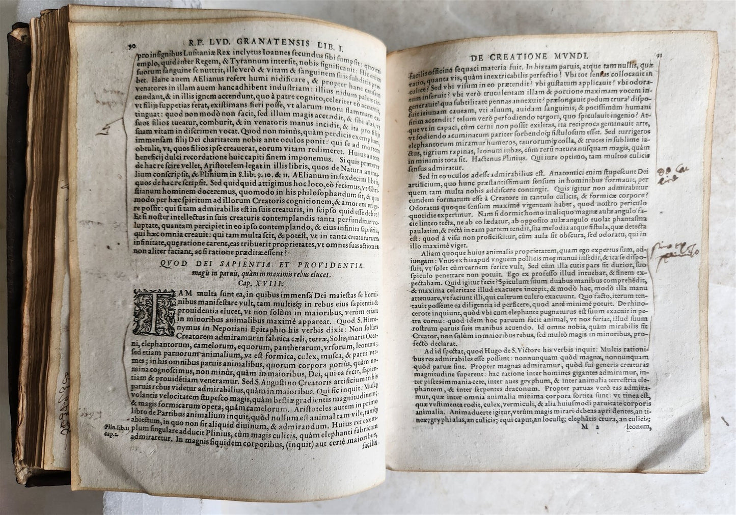 1588 Introductionis ad symbolum fidei ILLUSTRATED antique