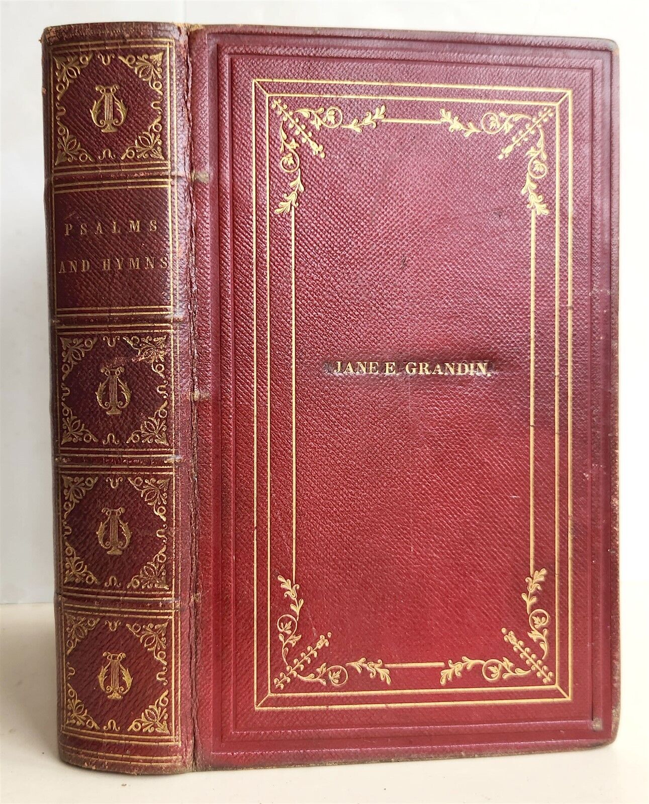 1843 PSALMS & HYMNS in PREBYTERIAN CHURCH in USA antique PHILADELPHIA