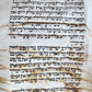 TORAH SCROLL FRAGMENT MANUSCRIPT on VELLUM antique BIBLE GENESIS first chapters