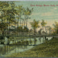 PERKASIE PA FOOT BRIDGE ANTIQUE POSTCARD