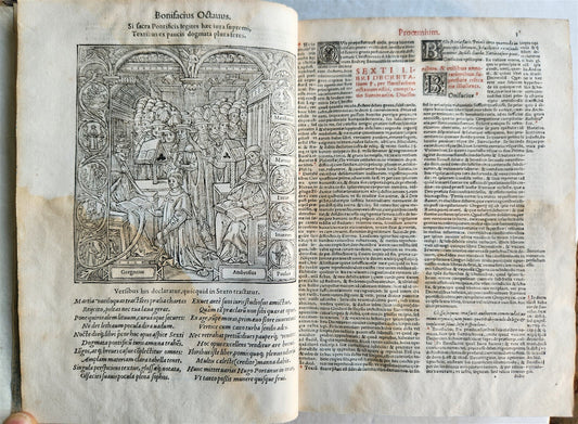 1559 LAW BOOK in LATIN Sextus liber decretalium antique 16th CENTURY