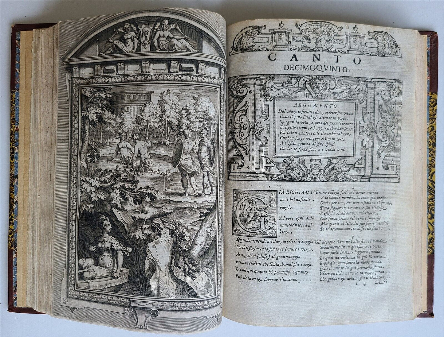 1617 TORQUATO TASSO La Gerusalemme liberata AMAZINGLY ILLUSTRATED antique FOLIO