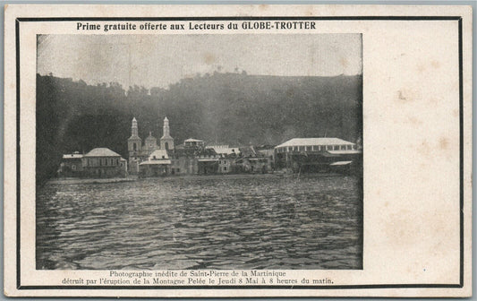 CARRIBEAN MARTINIQUE ANTIQUE POSTCARD