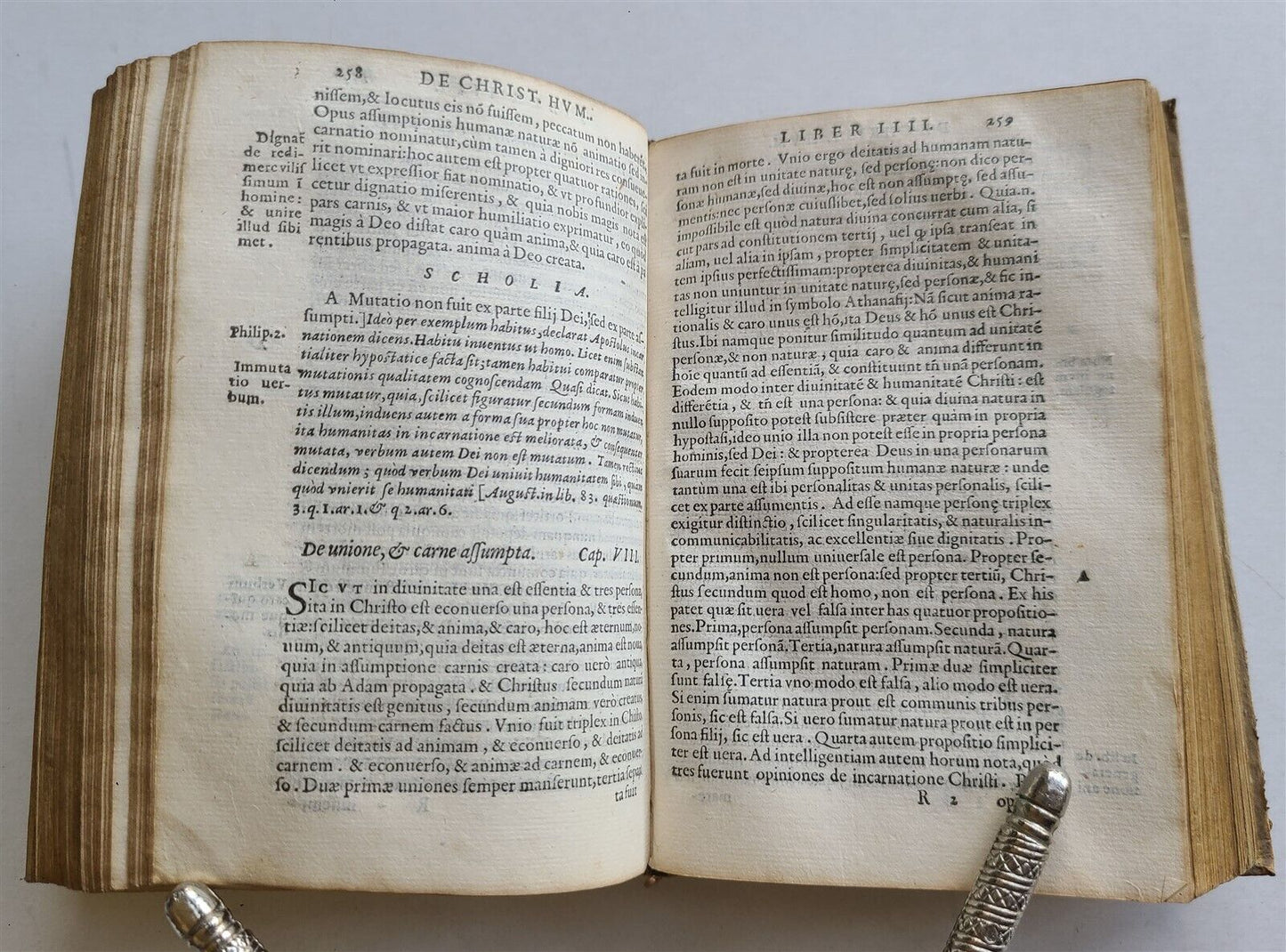 1584 COMPENDIUM THEOLOGICAE VERITATIS by ALBERTI MAGNI antique VELLUM 16th CENT.