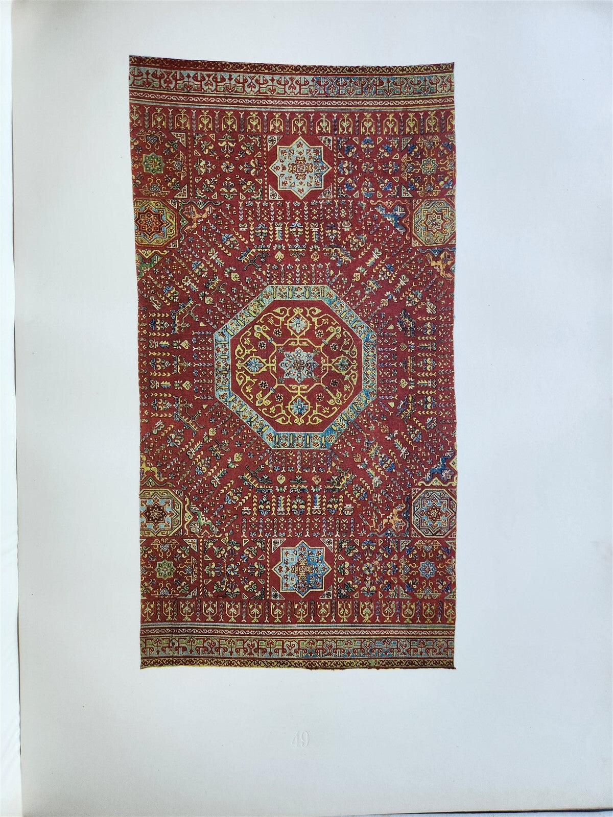 1926 OLD ORIENTAL CARPETS antique ILLUSTRATED FOLIO Austrian Art Industry Museum