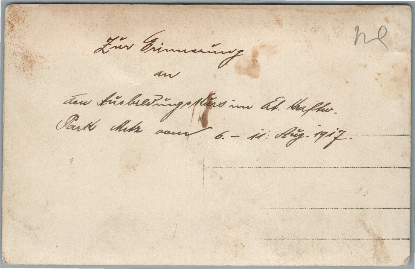 WWI ERA GERMAN OFFICERS w/ CAR ANTIQUE REAL PHOTO POSTCARD RPPC