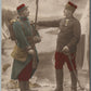 FRENCH SOLDIERS WWI ANTIQUE REAL PHOTO POSTCARD RPPC