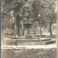 CHILLICOTHE IL PARK FOUNTAIN VINTAGE REAL PHOTO POSTCARD RPPC
