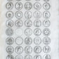 1742 NUMISMATIC ILLUSTRATED FOLIO medal collection of Queen of Sweden antique