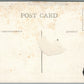 JANESVILLE WI CORNER OF FRANKLIN & WEST MILWAUKEE STREETS ANTIQUE POSTCARD