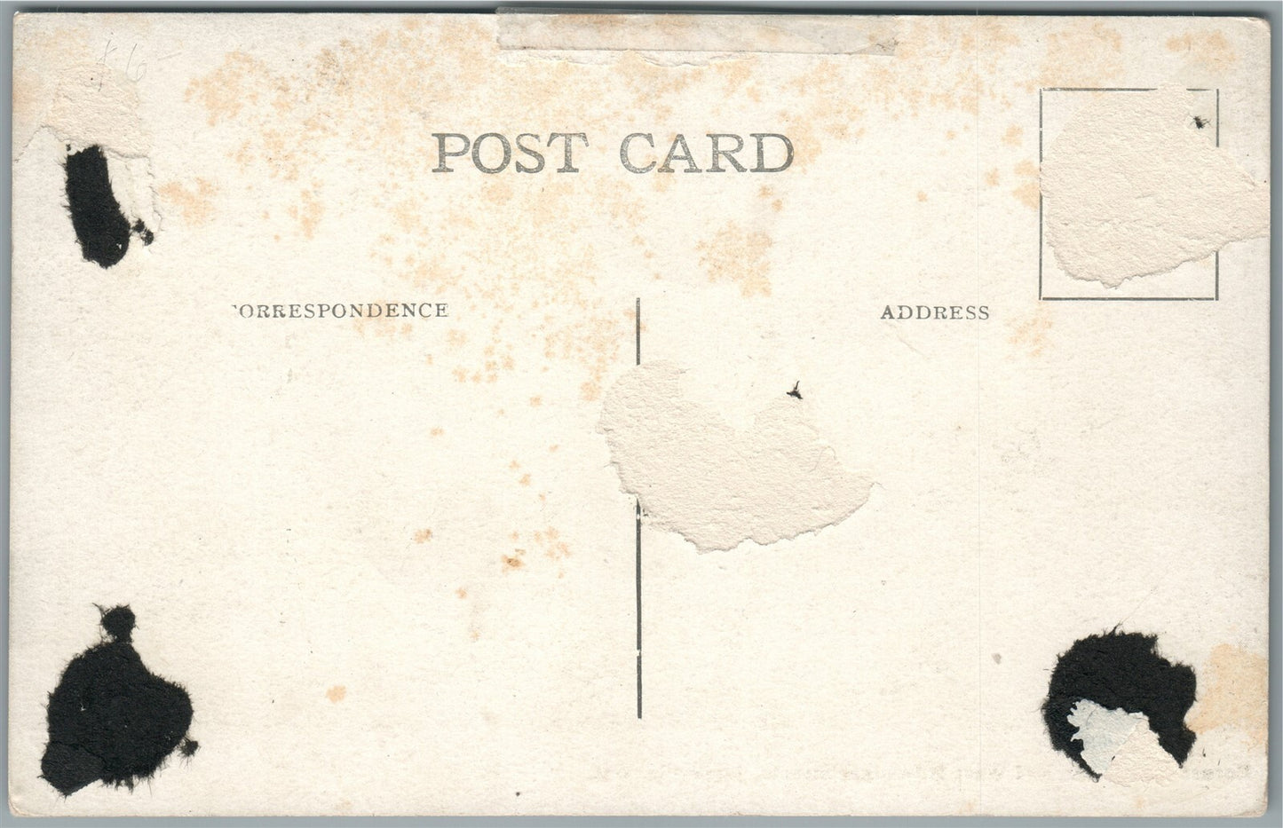 JANESVILLE WI CORNER OF FRANKLIN & WEST MILWAUKEE STREETS ANTIQUE POSTCARD